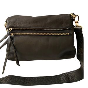 Margot Mickey Double Zip Versatile Hobo in Black